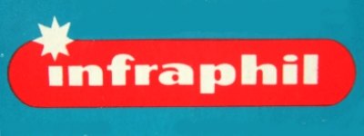 het Philips Infraphil warmtelamp logo uit 1962